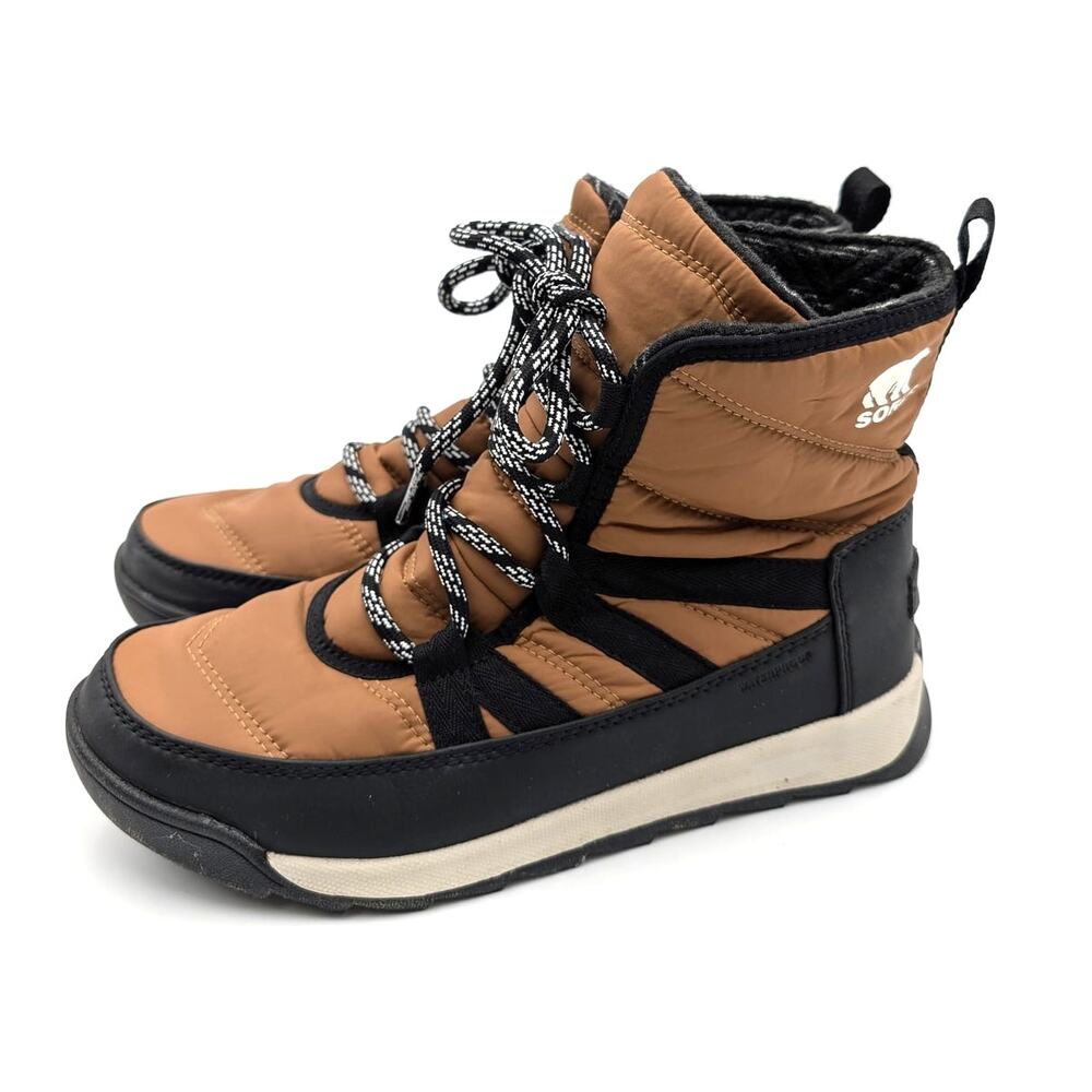 SOREL Whitney II Waterproof Snow Ankle Boot Women's Elk Size US7.5 EU38.5